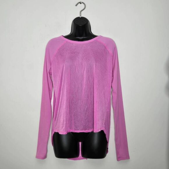 Free People Movement Sensational Open Back Top Size Small Pink - Picture 1 of 4